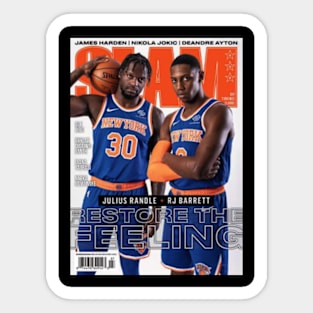 ⭐⭐⭐ knicks julius - rj ⭐⭐⭐ Knicks SLAM Sticker